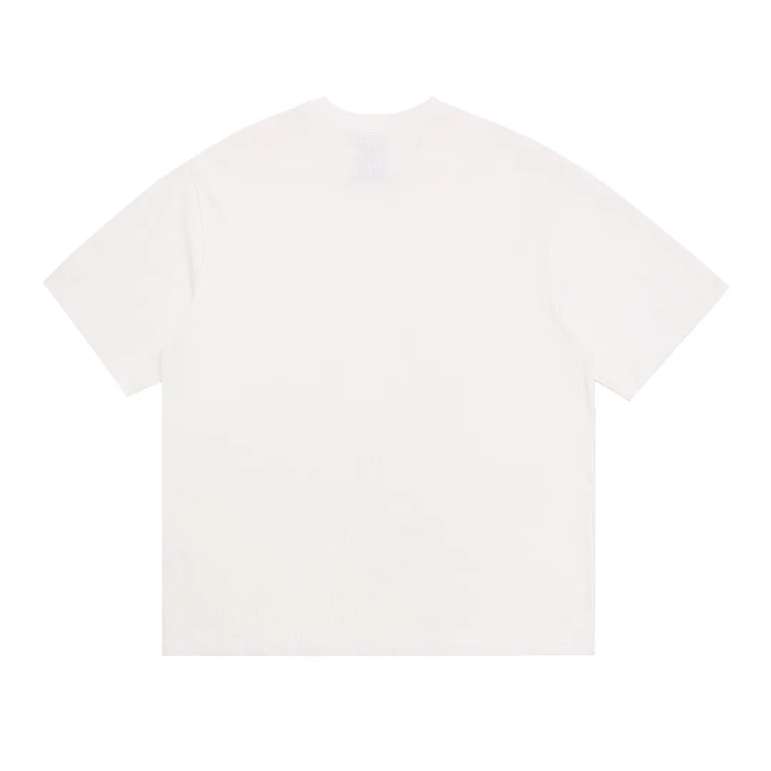 Saint Michael Sean Wotherspoon limited edition VEGES printed retro Vintage loose short-sleeves, digital white ink direct printing, the fabric is breathable and the pattern is three-dimensional and clear. Fabric: Double yarn 240g Style number: S910 Size: S-M-L-XL Color: White Price: P110